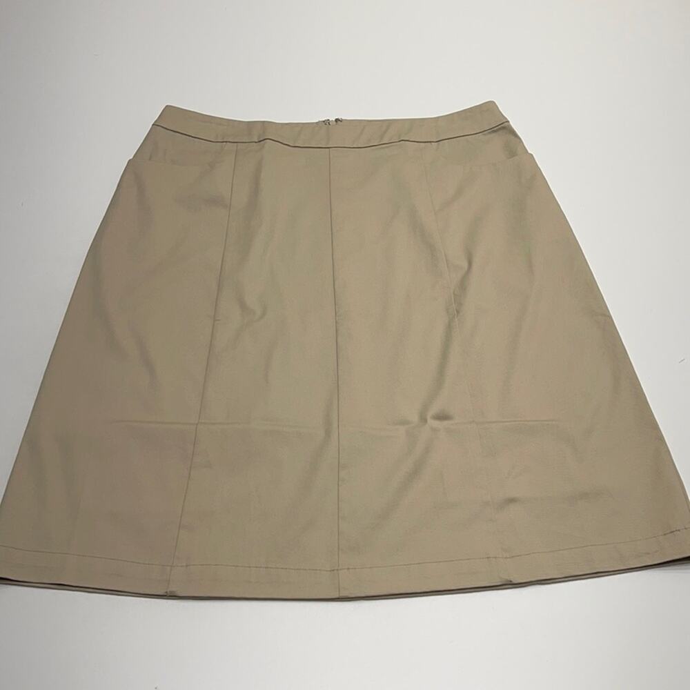 CHRISTOPHER & BANKS Women’s 16 Petite Tan Khaki Skirt